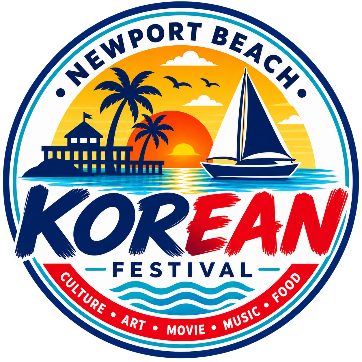 Newport Beach Korean Festival Official Logo